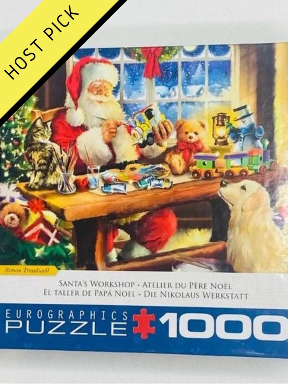 HP | Santa's Workshop 1000 Piece Puzzle